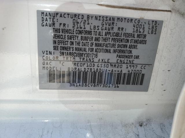 2021 Nissan Sentra Sv VIN: 3N1AB8CV8MY301716 Lot: 56873064