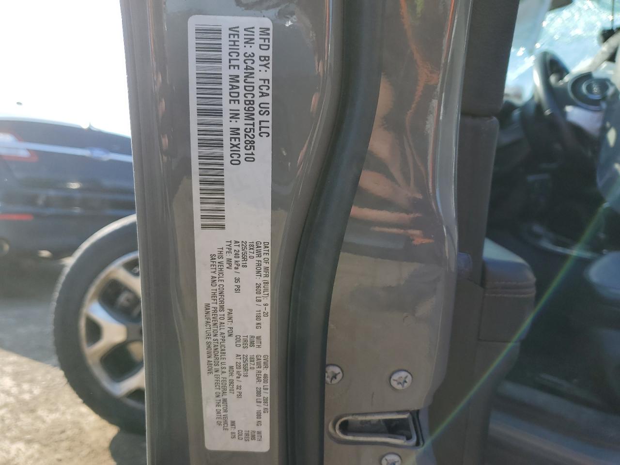 3C4NJDCB9MT528510 2021 Jeep Compass Limited