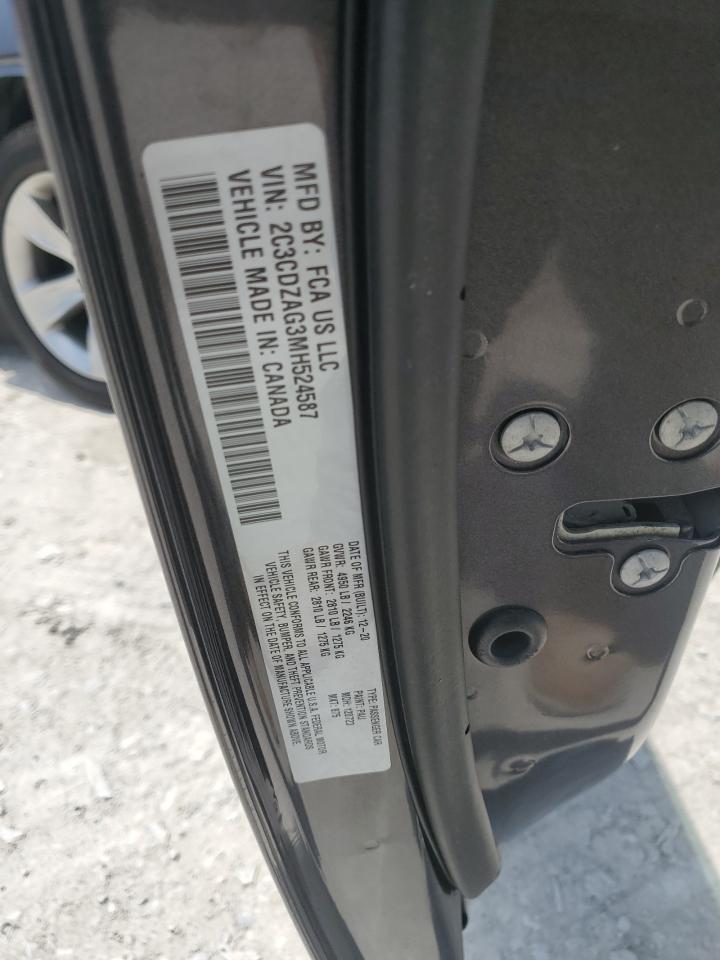 2C3CDZAG3MH524587 2021 Dodge Challenger Sxt