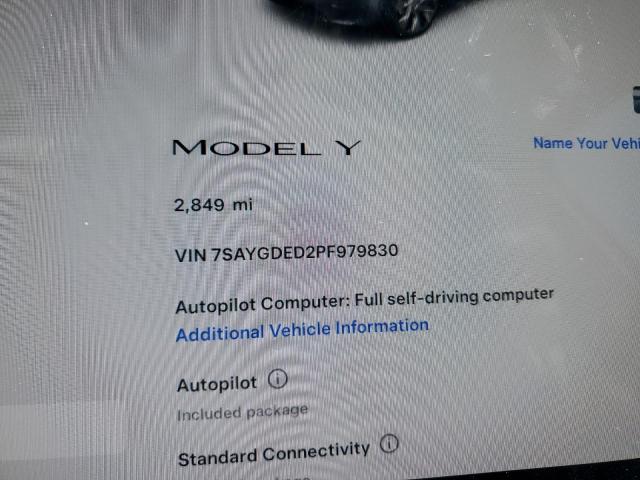 2023 Tesla Model Y VIN: 7SAYGDED2PF979830 Lot: 54648834