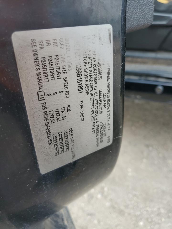 3GTEC13C99G181861 2009 GMC Sierra C1500