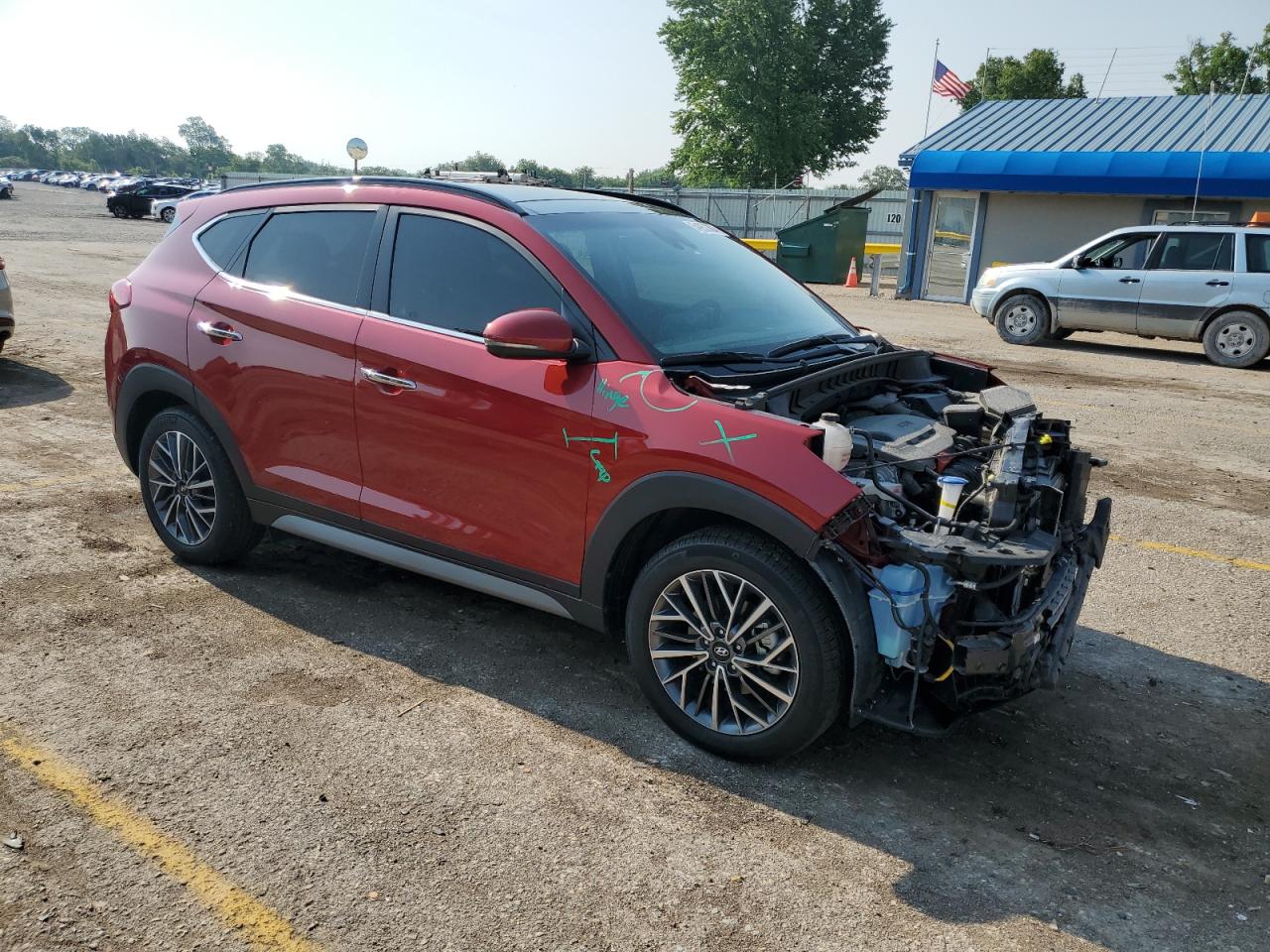 2021 Hyundai Tucson Limited vin: KM8J33AL0MU384538