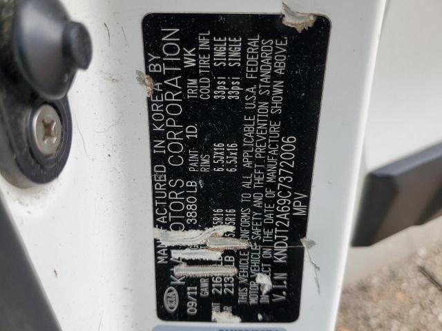 2012 Kia Soul + VIN: KNDJT2A69C7372006 Lot: 53587914