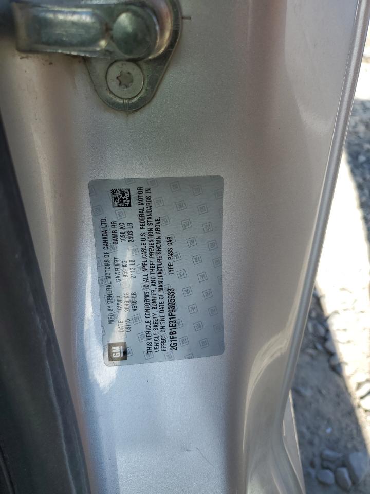 2G1FB1E31F9305933 2015 Chevrolet Camaro Ls