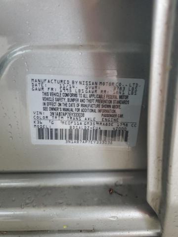 2014 Nissan Sentra S VIN: 3N1AB7AP7EY333038 Lot: 53214694