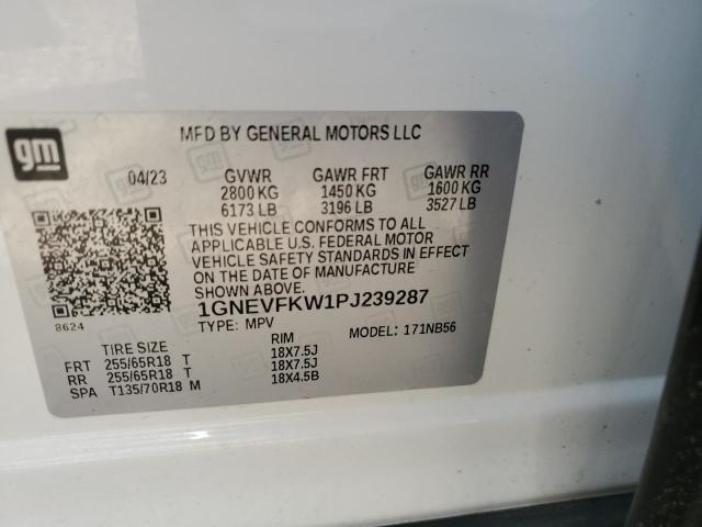 2023 Chevrolet Traverse Ls VIN: 1GNEVFKW1PJ239287 Lot: 54196814