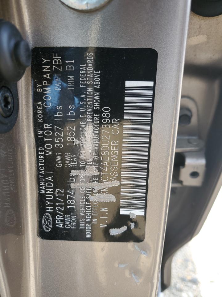 KMHCT4AE8DU273980 2013 Hyundai Accent Gls