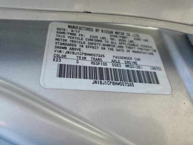 2017 Nissan Rogue Sport S VIN: JN1BJ1CP8HW007245 Lot: 55708514