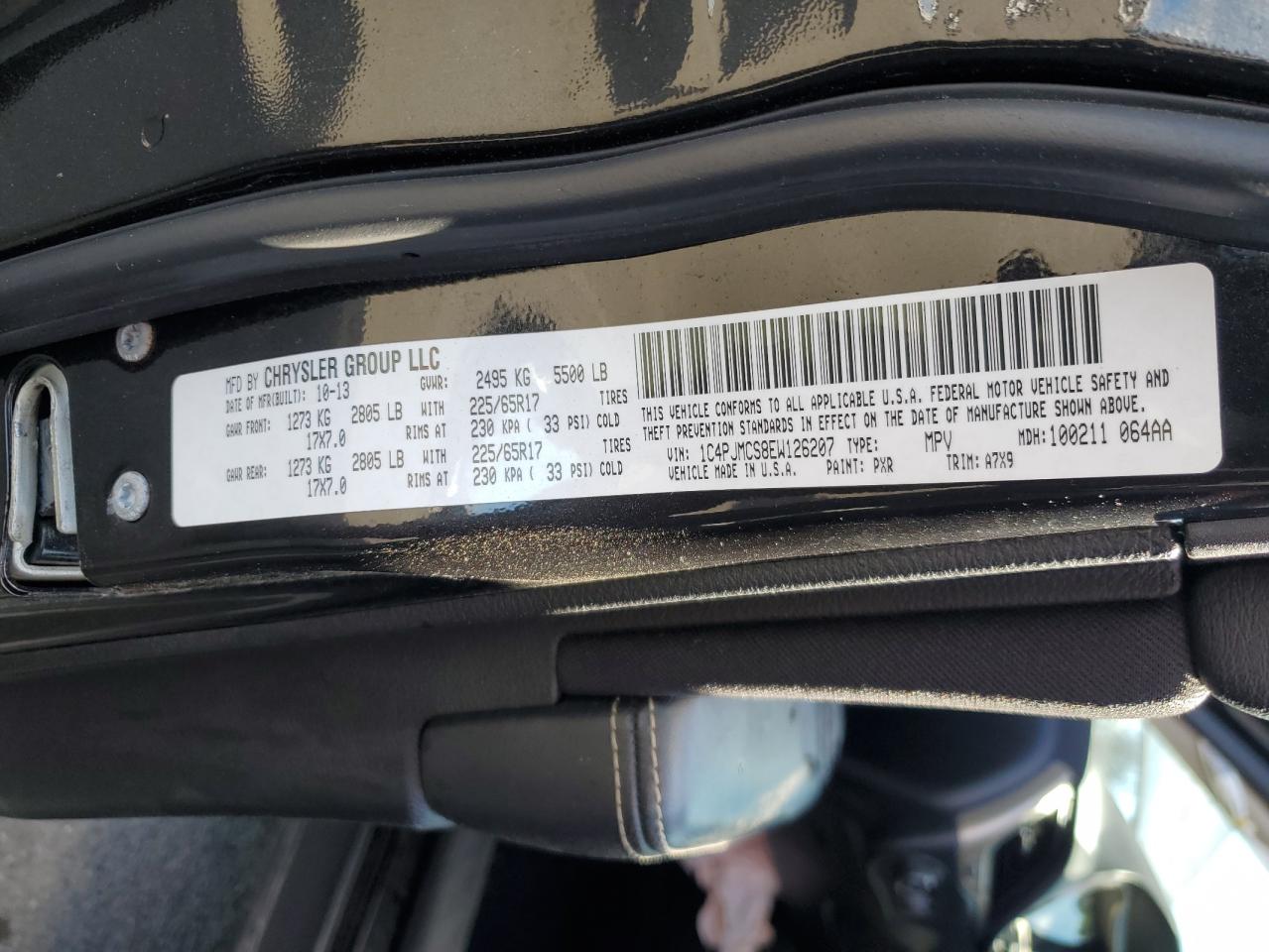 1C4PJMCSXEW179426 2014 Jeep Cherokee Latitude