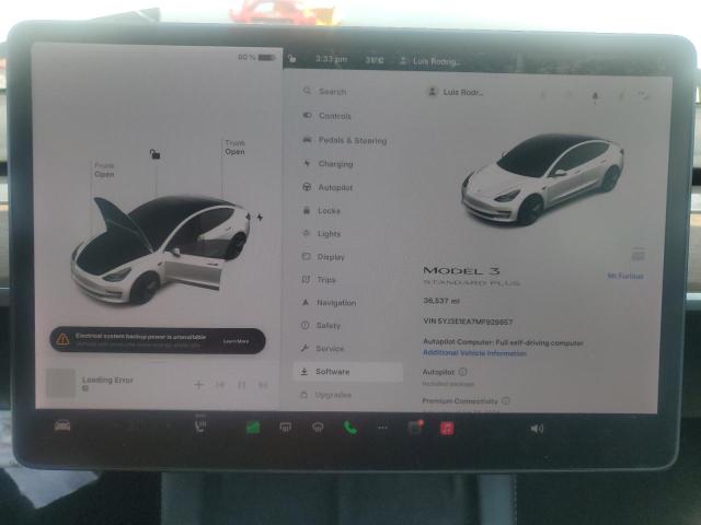 2021 Tesla Model 3 VIN: 5YJ3E1EA7MF929857 Lot: 57302884