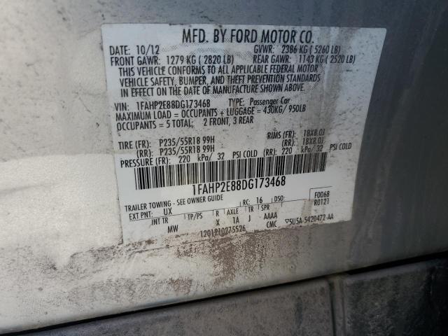 2013 Ford Taurus Sel VIN: 1FAHP2E88DG173468 Lot: 56256854