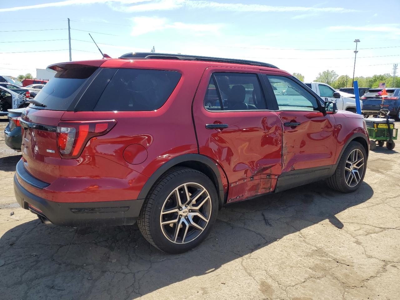 1FM5K8GTXJGA35034 2018 Ford Explorer Sport