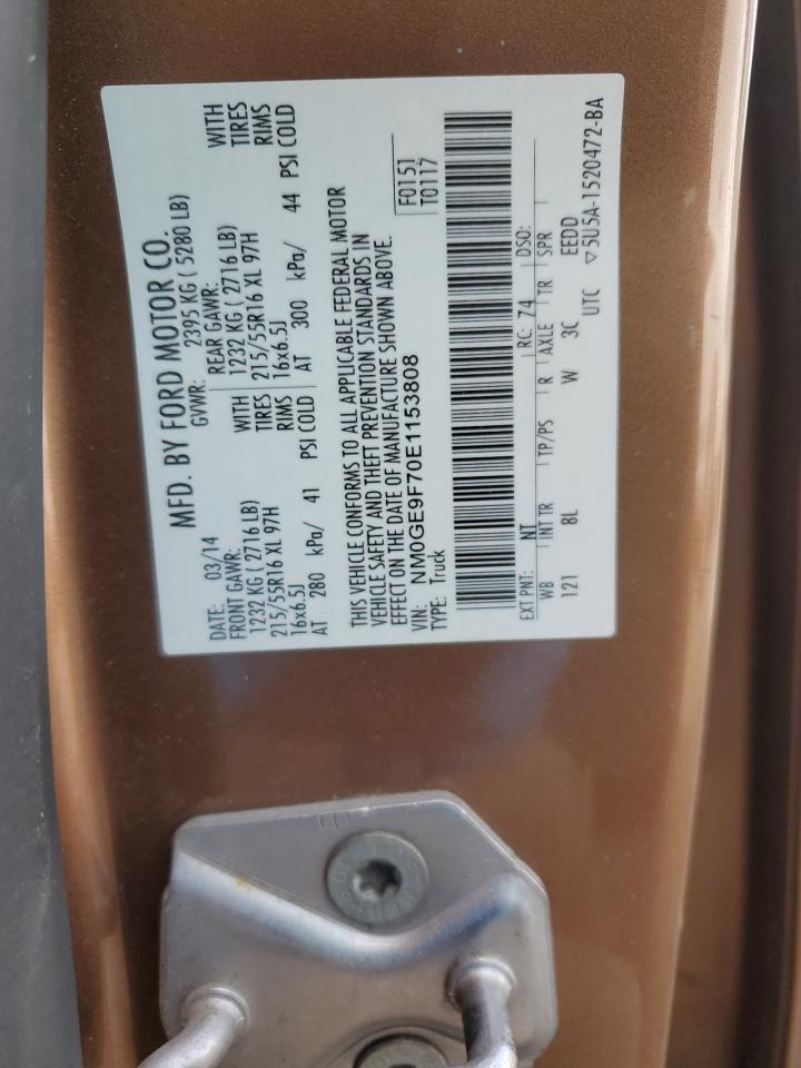 NM0GE9F70E1153808 2014 Ford Transit Connect Xlt