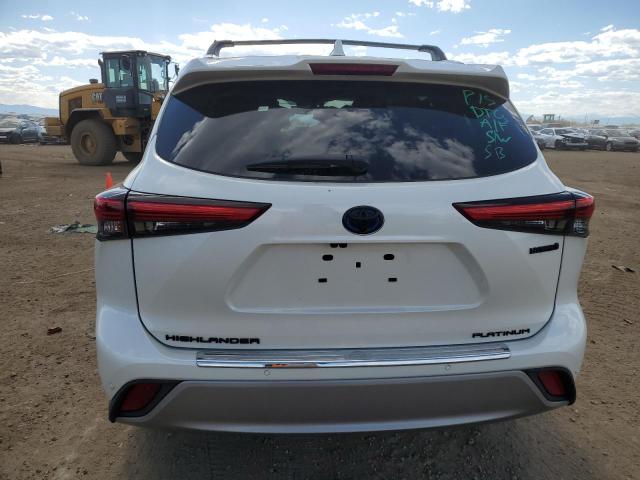 2021 Toyota Highlander Hybrid Platinum VIN: 5TDEBRCH0MS015803 Lot: 54368504