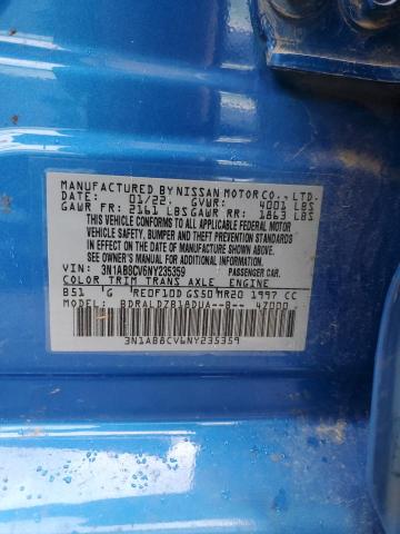 2022 Nissan Sentra Sv VIN: 3N1AB8CV6NY235359 Lot: 55180284