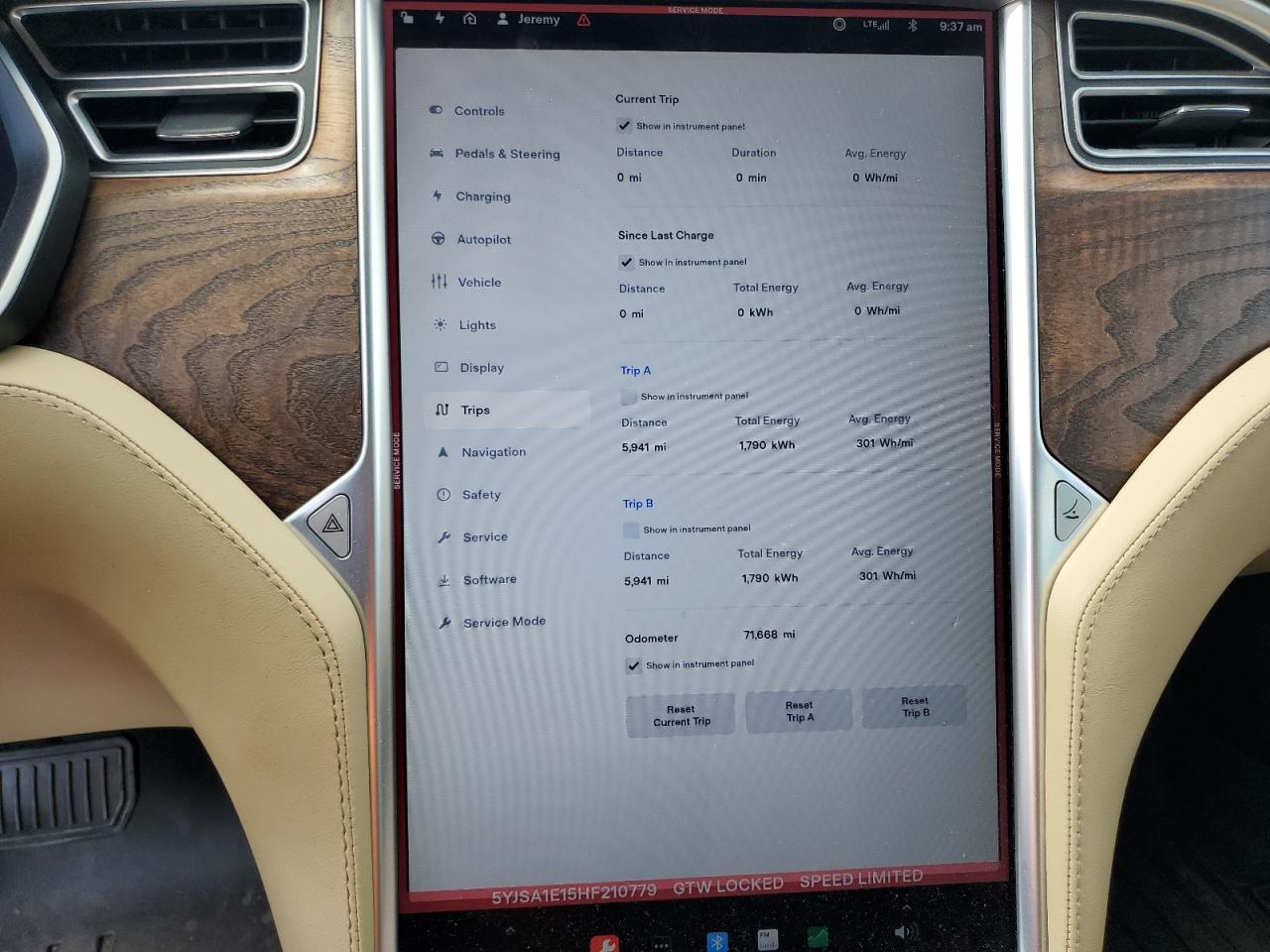 5YJSA1E15HF210779 2017 Tesla Model S