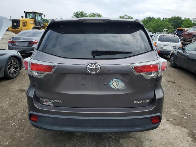 2015 Toyota Highlander Xle VIN: 5TDJKRFH4FS190648 Lot: 55191154