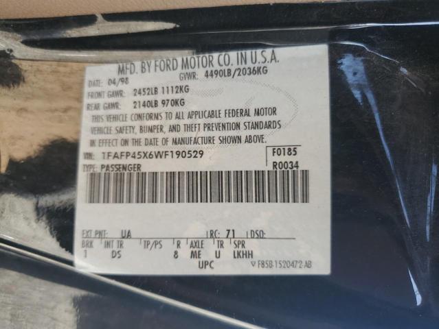 1998 Ford Mustang Gt VIN: 1FAFP45X6WF190529 Lot: 56292184