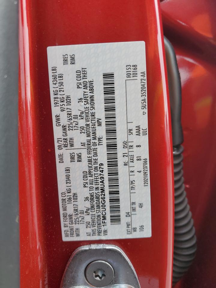 1FMCU0G62MUA97479 2021 Ford Escape Se