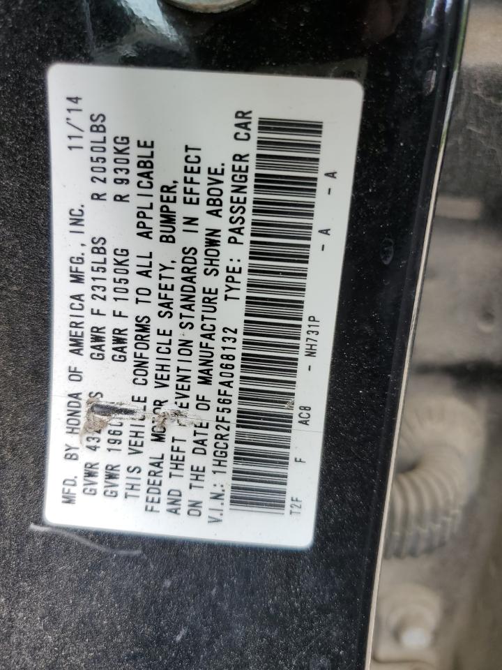 1HGCR2F56FA068132 2015 Honda Accord Sport