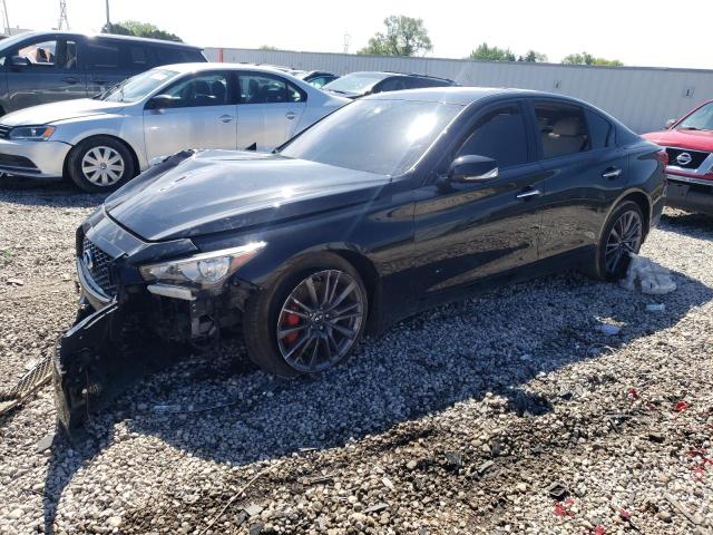 2021 Infiniti Q50 Red Sport 400 VIN: JN1FV7DR5MM880093 Lot: 56074644