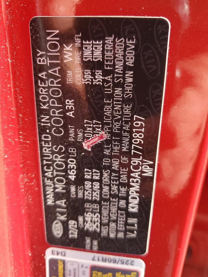 KNDPM3AC9L7798197 2020 Kia Sportage Lx