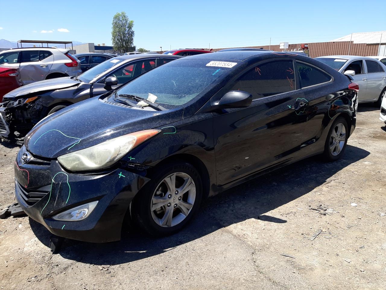 KMHDH6AE3DU001063 2013 Hyundai Elantra Coupe Gs