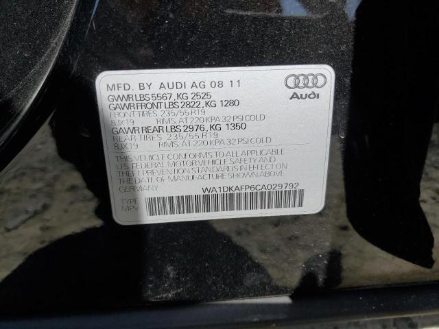 2012 Audi Q5 Premium Plus VIN: WA1DKAFP6CA029792 Lot: 52879924