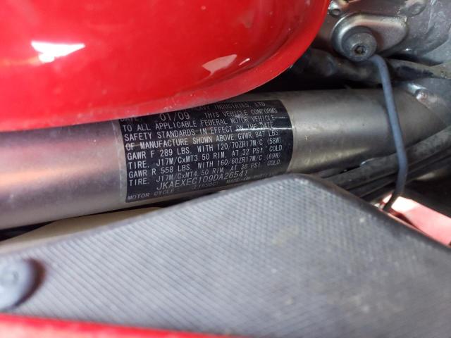 2009 KAWASAKI EX650 C - JKAEXEC109DA26541