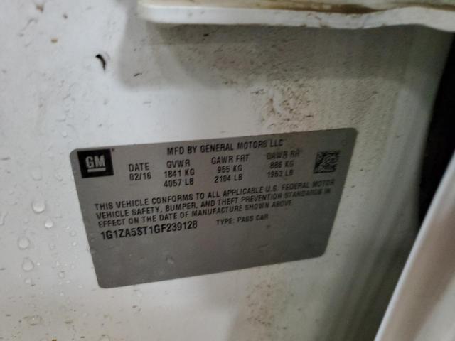 2016 CHEVROLET MALIBU L 1G1ZA5ST1GF239128