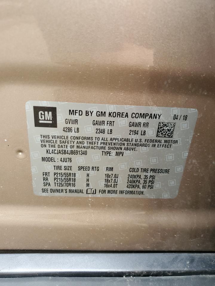 KL4CJASB4JB691340 2018 Buick Encore Preferred