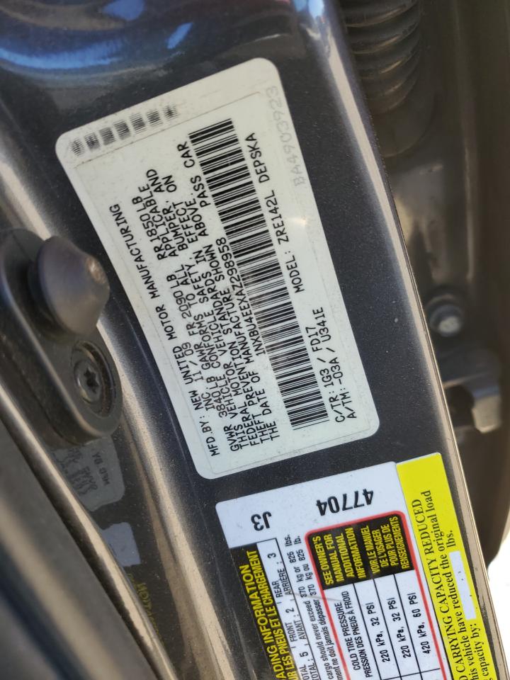 1NXBU4EEXAZ298958 2010 Toyota Corolla Base