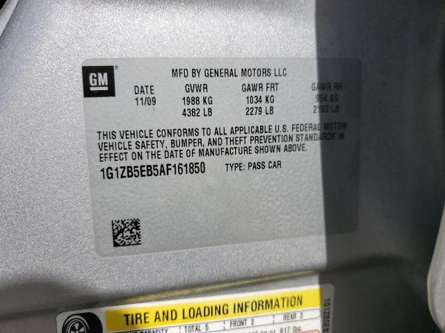 2010 Chevrolet Malibu Ls VIN: 1G1ZB5EB5AF161850 Lot: 55403624