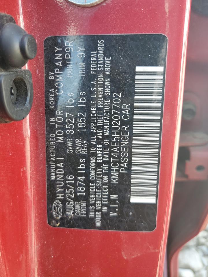 KMHCT4AE5HU207702 2017 Hyundai Accent Se