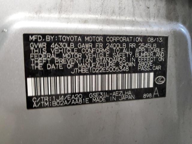 2014 Lexus Is 350 VIN: JTHBE1D22E5005348 Lot: 54512044