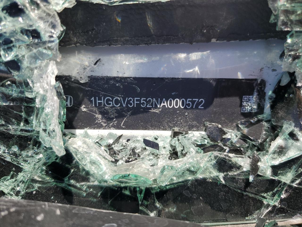 1HGCV3F52NA000572 2022 Honda Accord Hybrid Exl