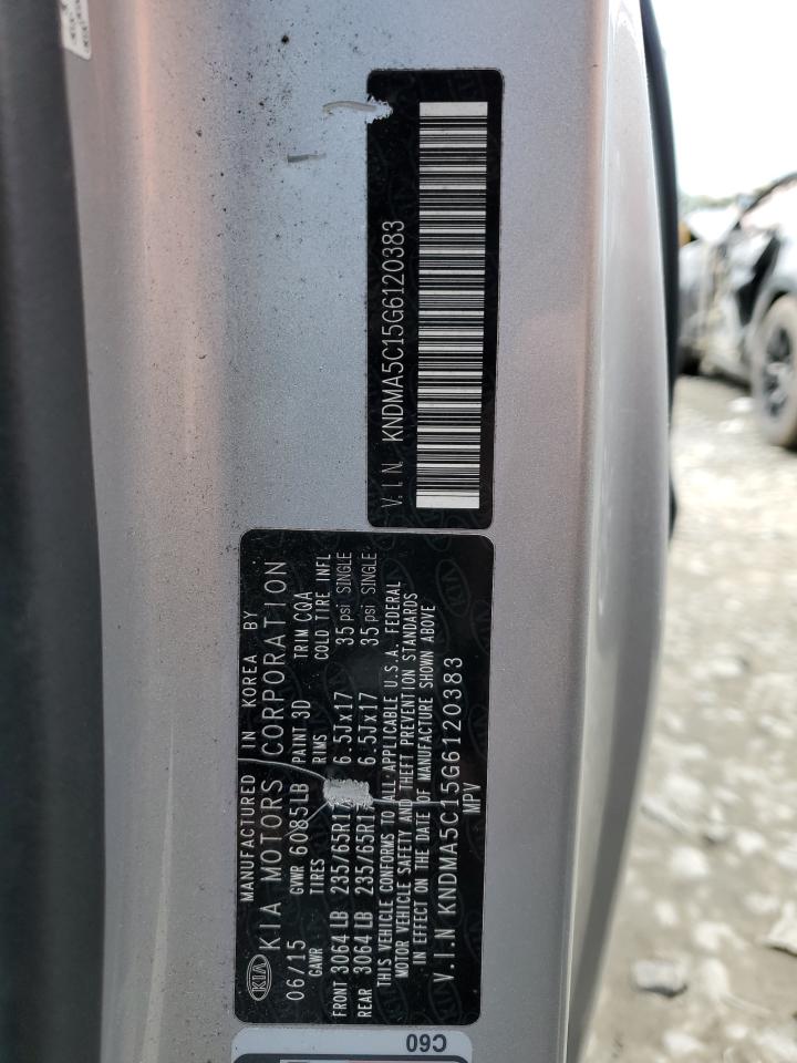 KNDMA5C15G6120383 2016 Kia Sedona L