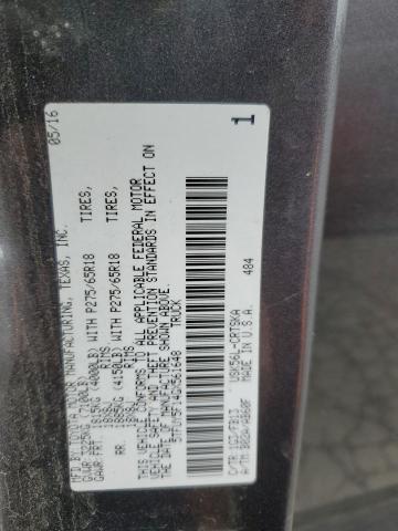 2016 Toyota Tundra Double Cab Sr/Sr5 VIN: 5TFUY5F14GX561648 Lot: 56047084