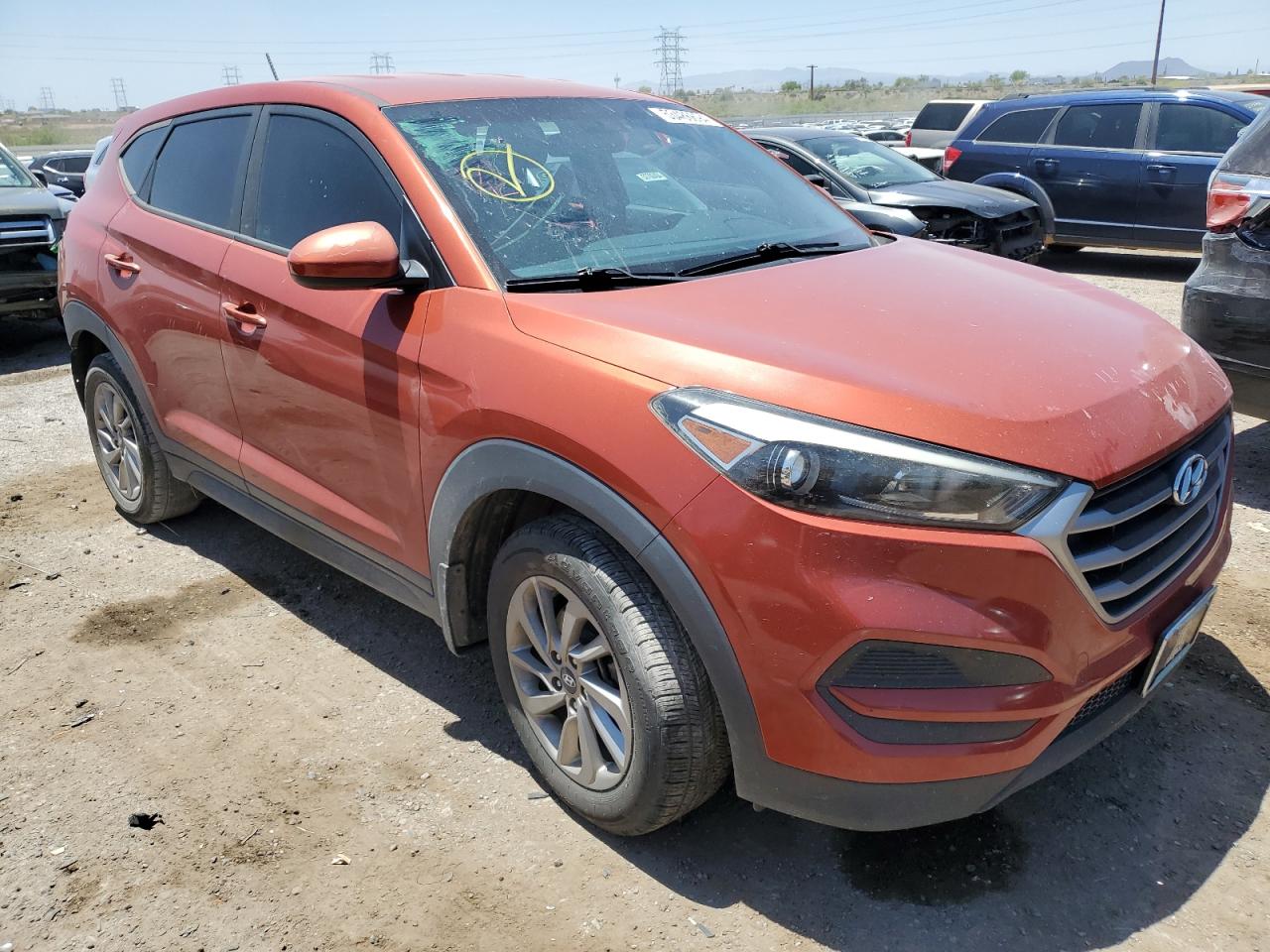 2017 Hyundai Tucson Se vin: KM8J23A48HU341521