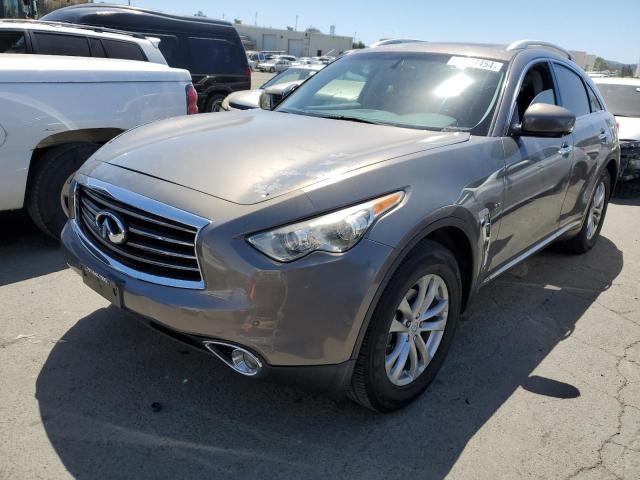 Lot #2526625947 2014 INFINITI QX70 salvage car