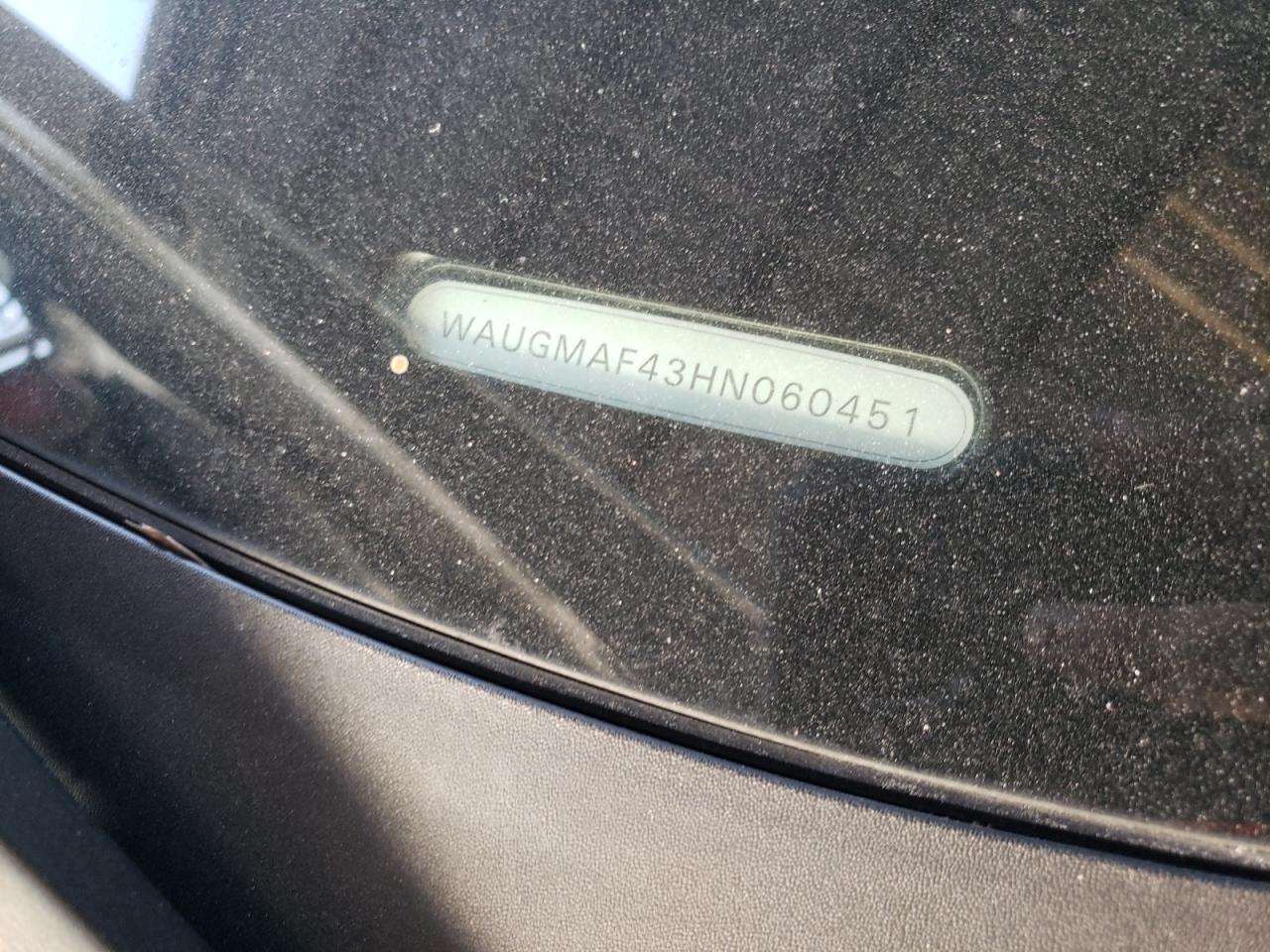 WAUGMAF43HN060451 2017 Audi A4 Ultra Premium