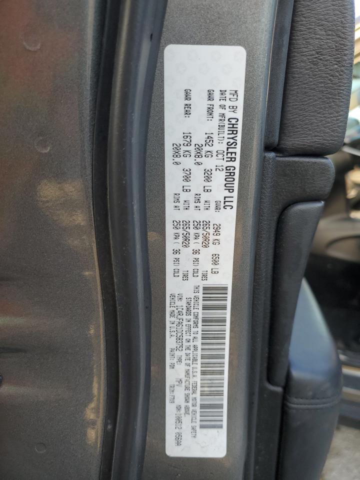 1C4RJFAG1DC583752 2013 Jeep Grand Cherokee Laredo