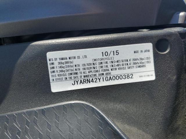 2016 YAMAHA YZFR1S C - JYARN42Y1GA000382