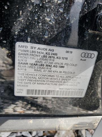 2019 Audi Q5 Premium VIN: WA1ANAFY1K2128354 Lot: 55541144