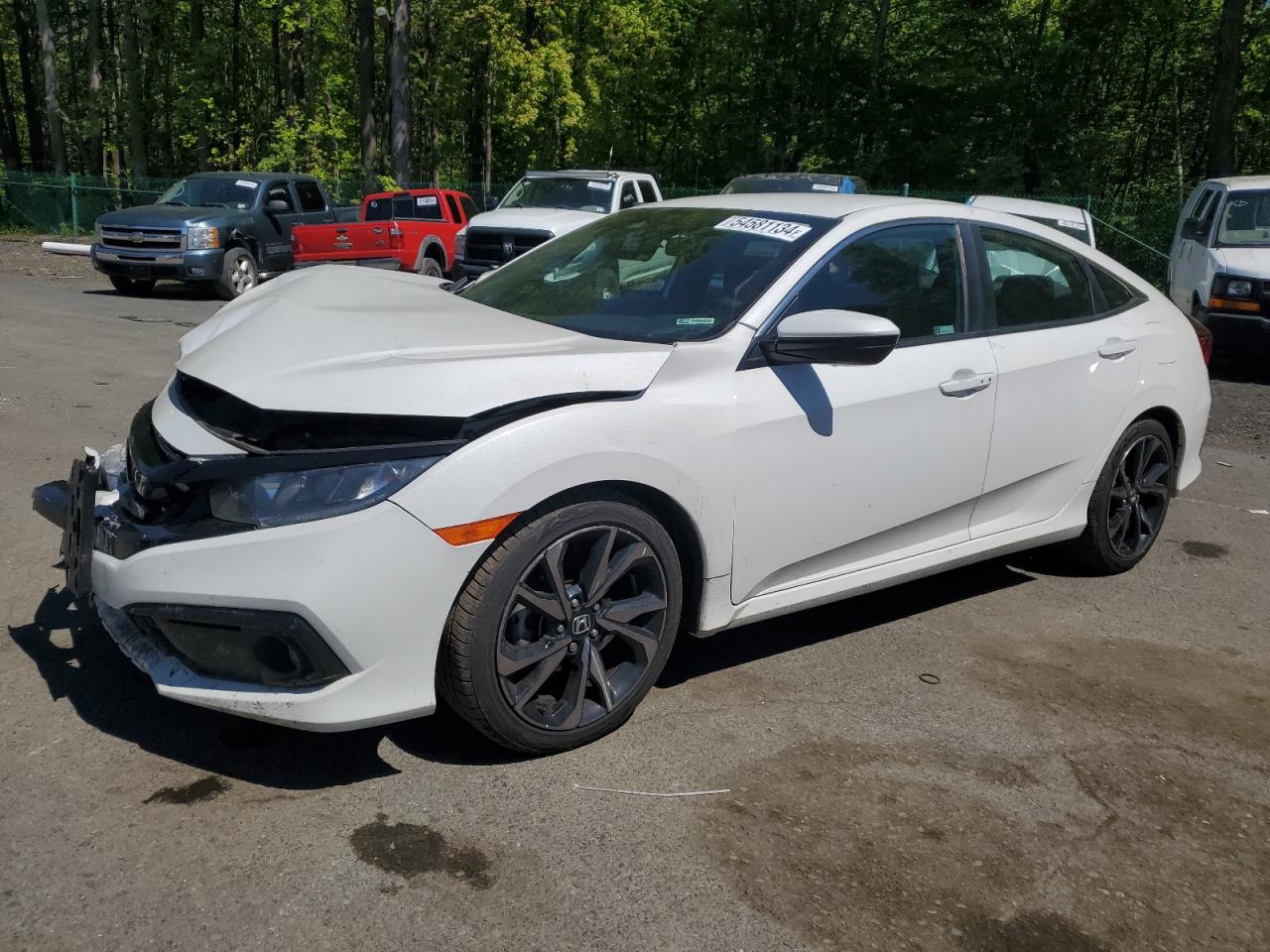 2020 Honda Civic Sport vin: 2HGFC2F80LH522736