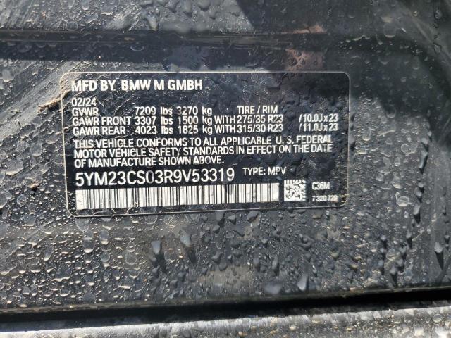 2024 BMW XM 5YM23CS03R9V53319