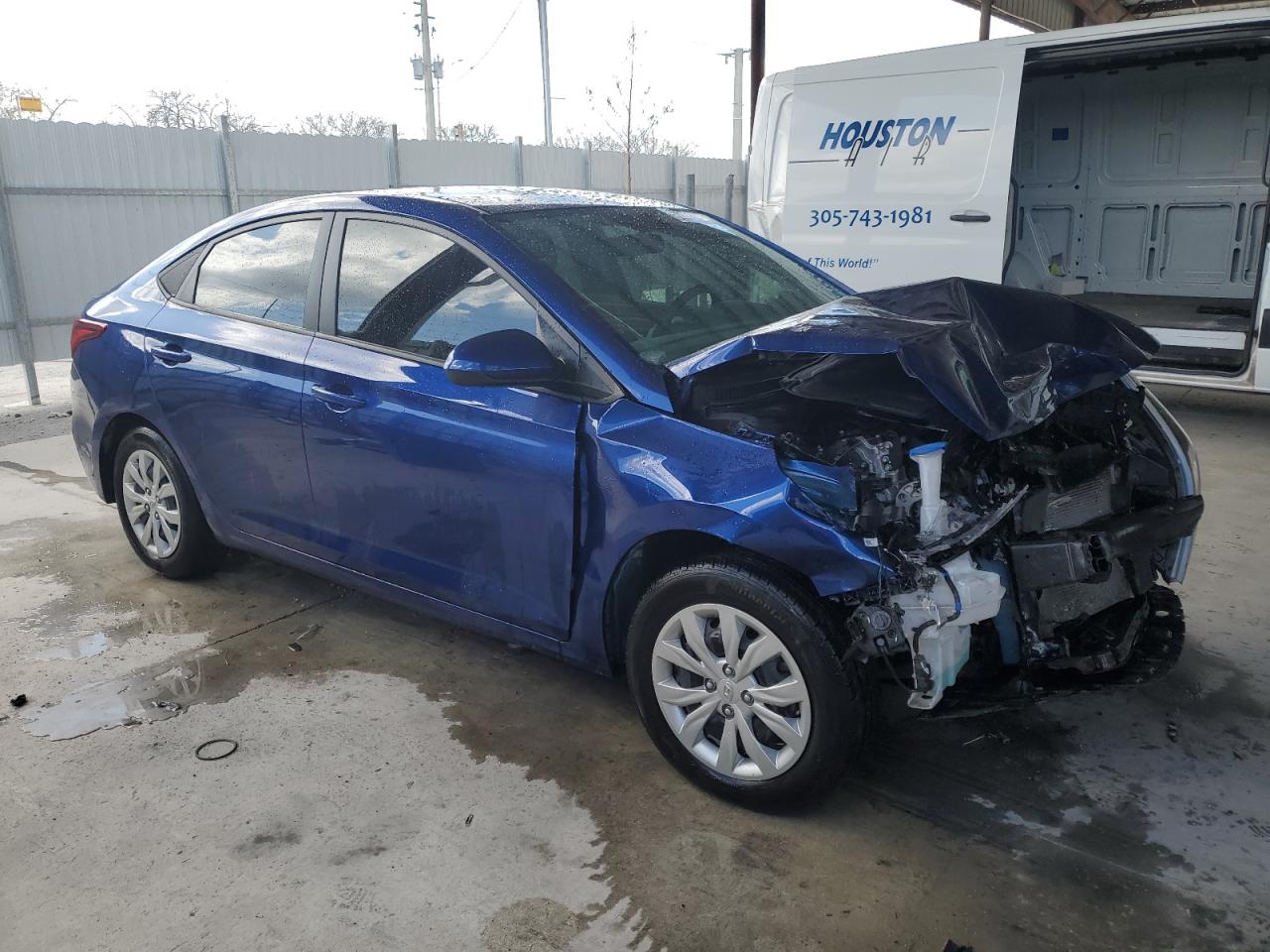 2022 Hyundai Accent Se vin: 3KPC24A64NE183323