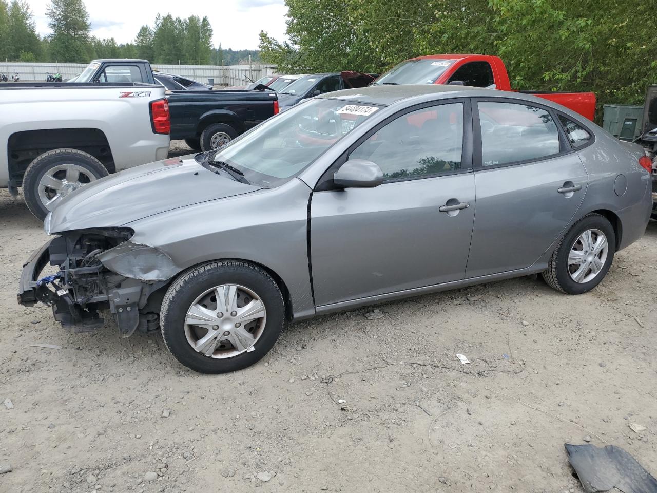 KMHDU4ADXAU122403 2010 Hyundai Elantra Blue