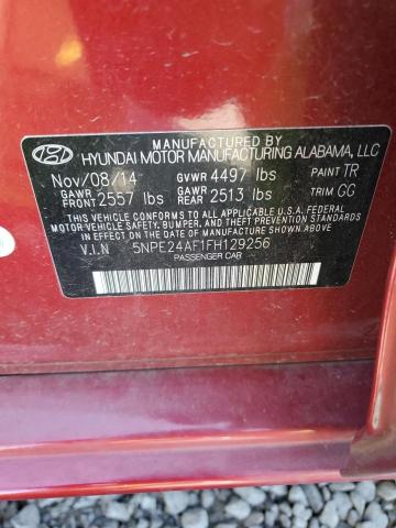 2015 Hyundai Sonata Se VIN: 5NPE24AF1FH129256 Lot: 55572274