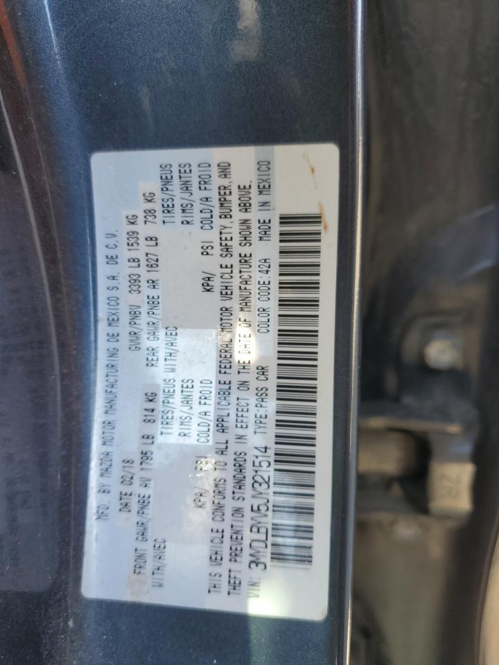 3MYDLBYV5JY321514 2018 Toyota Yaris Ia